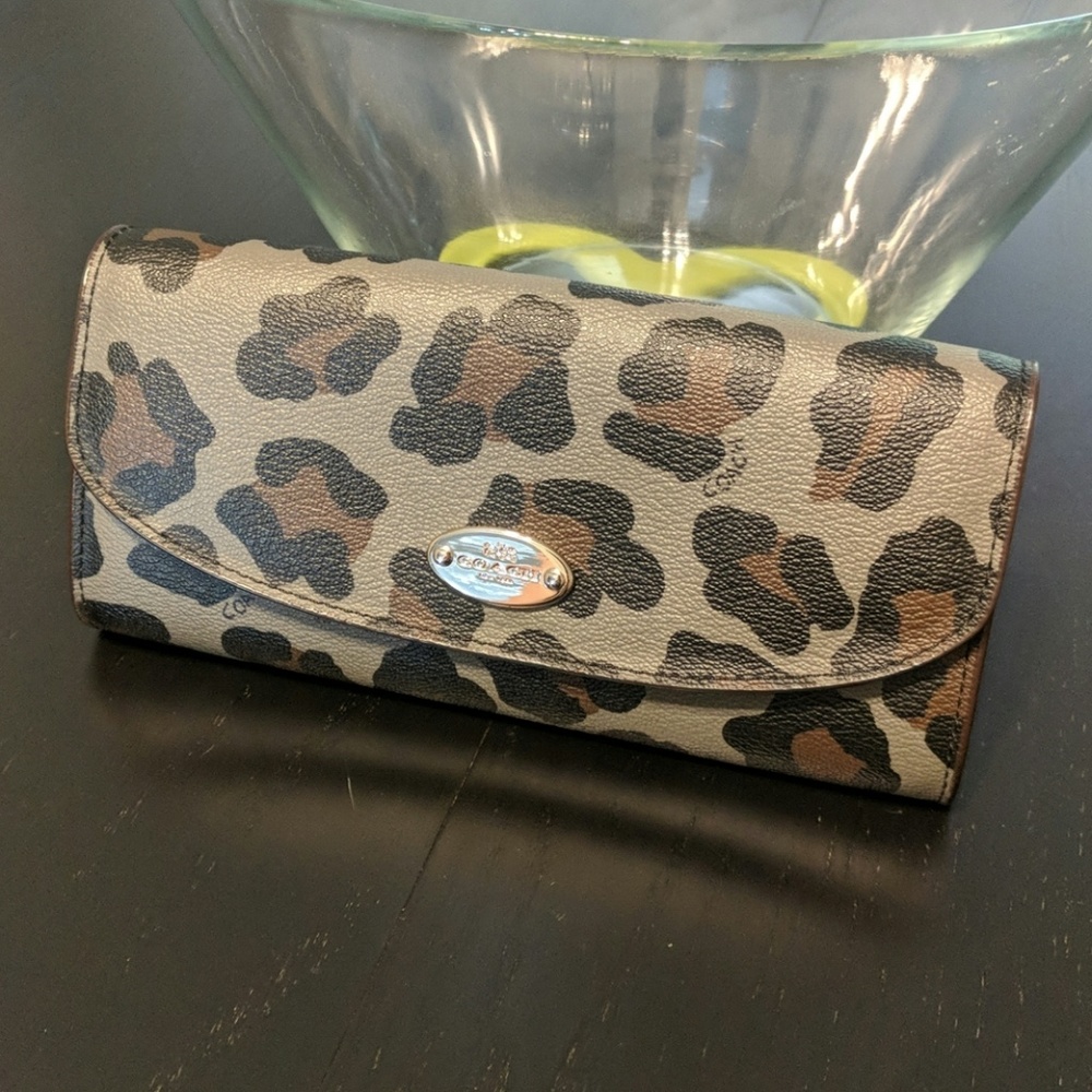 Coach Animal print wallet